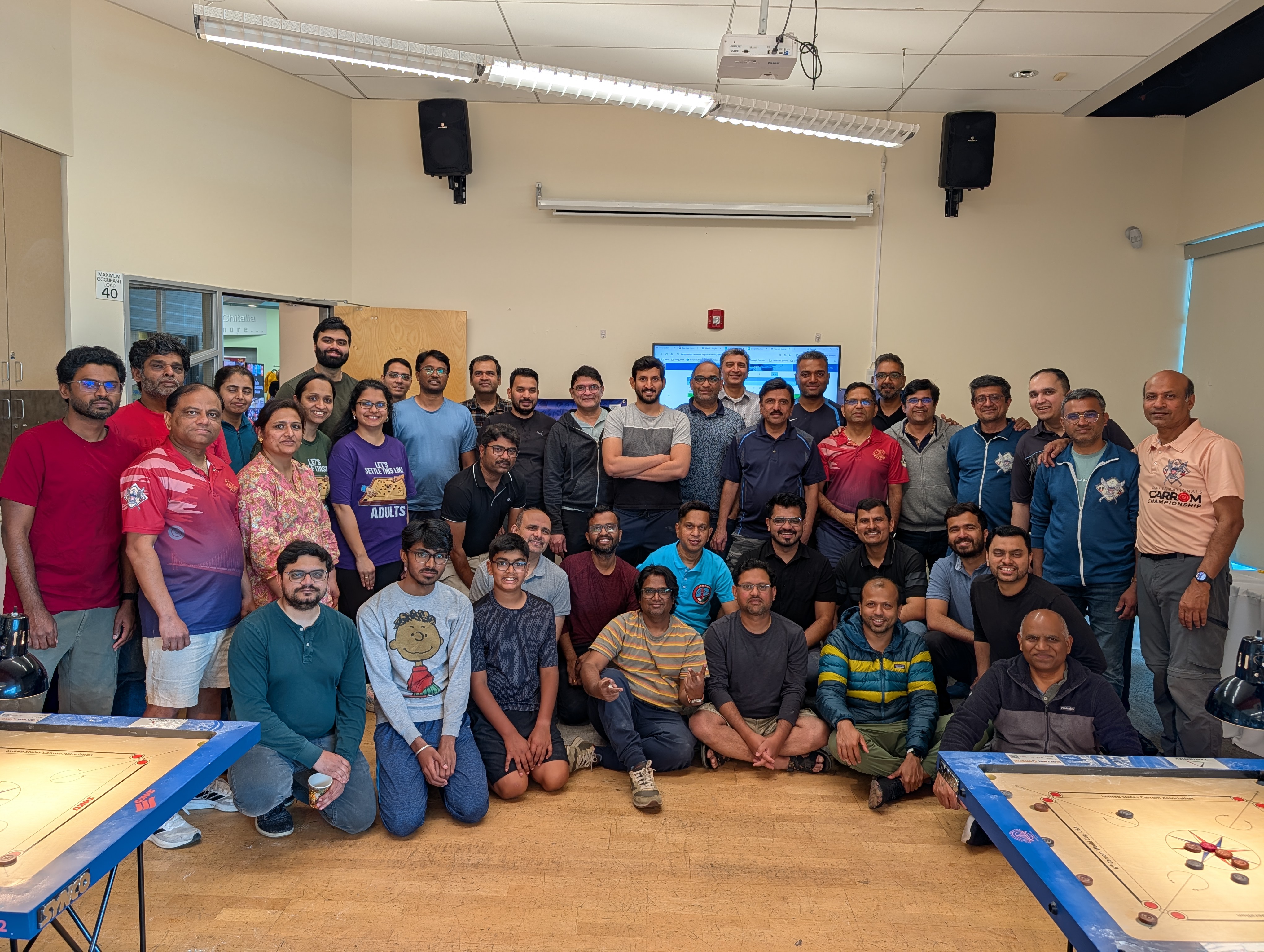 BACA Singles Carrom Tournament